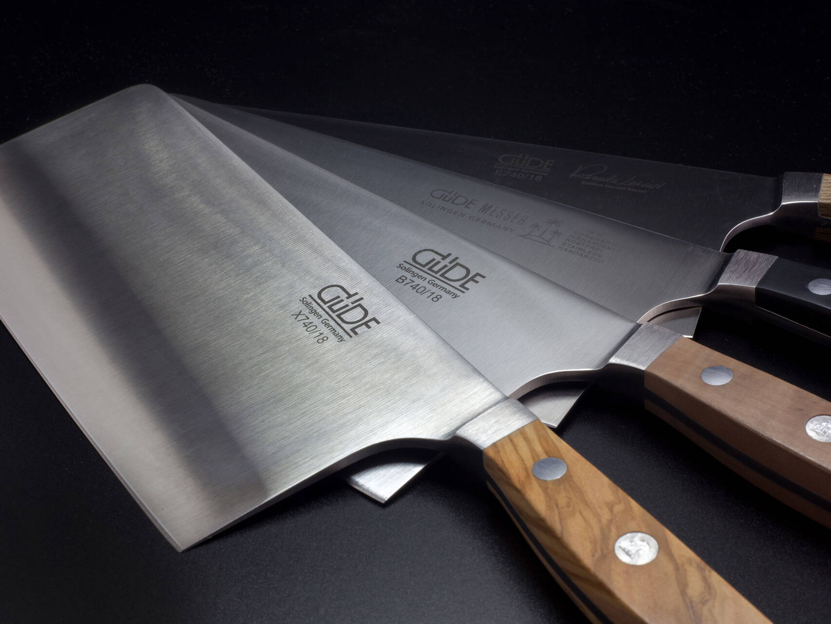 Messer Solingen, Güde Messer, Kochmesser Solingen, Messerset, wetzstahl, solinger messer