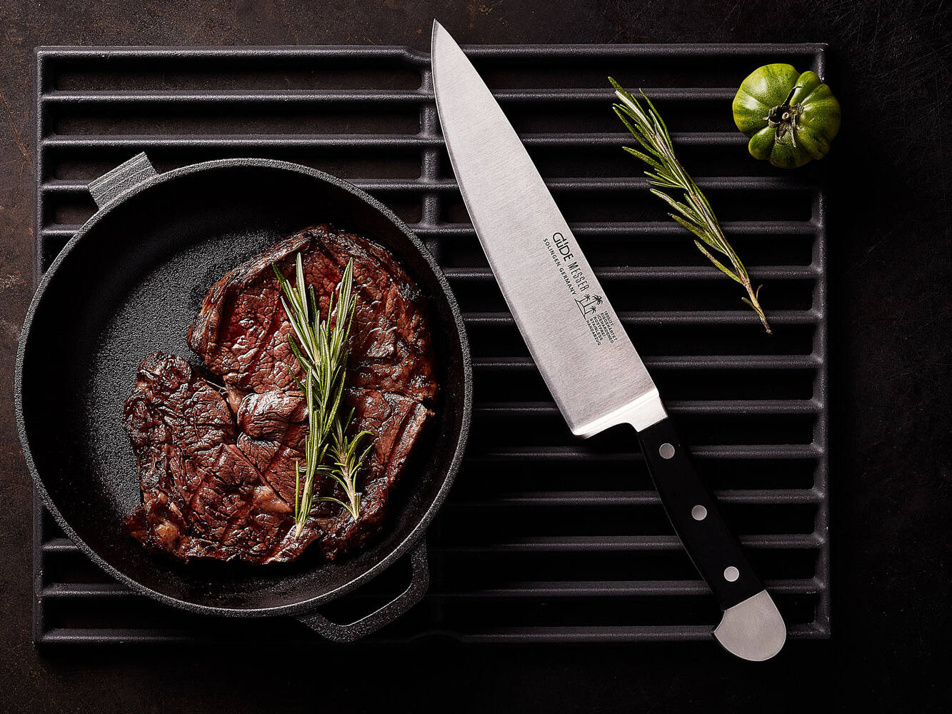 Messer Solingen, Güde Messer, Kochmesser Solingen, Messerset, wetzstahl, solinger messer