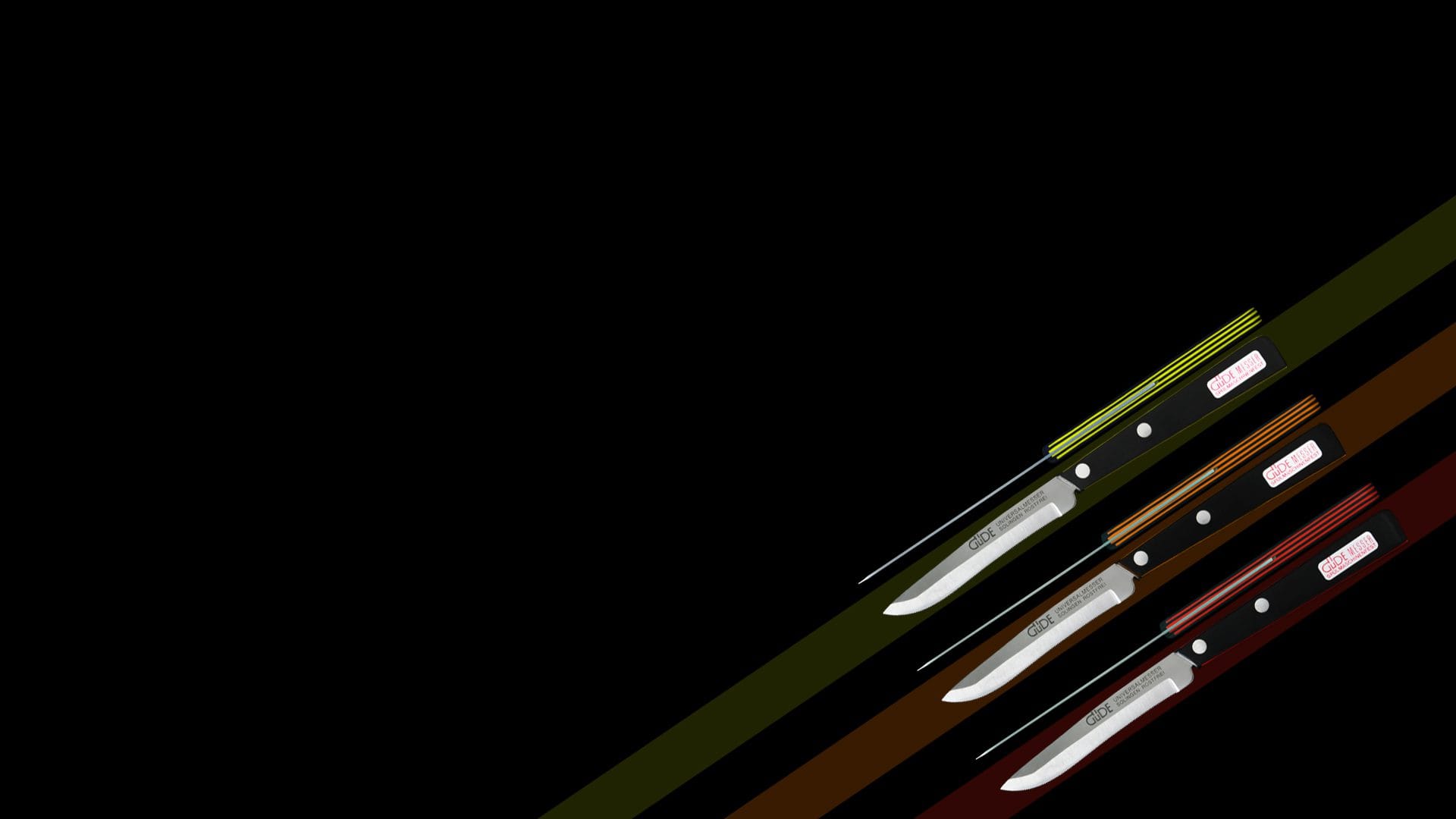 Messer Solingen, Güde Messer, Kochmesser Solingen, Messerset, wetzstahl, solinger messer