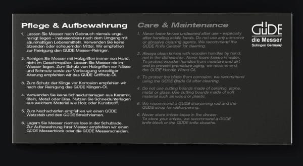Messer Solingen, Güde Messer, Kochmesser Solingen, Messerset, wetzstahl, solinger messer